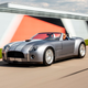 Chris Theodore behind the wheel of the Cobra concept.